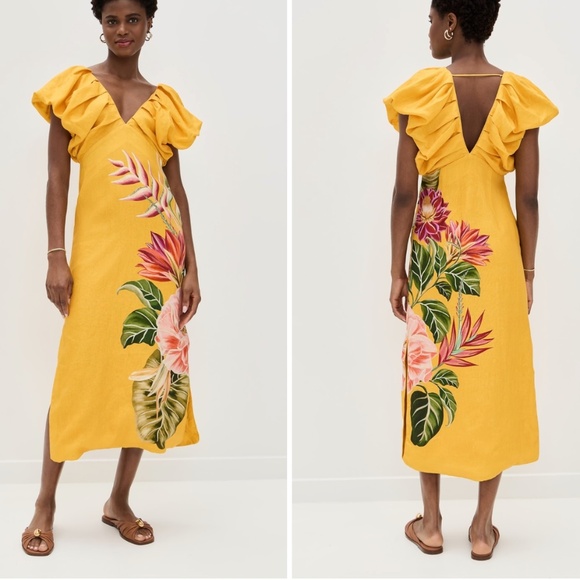 Fram Rio Spring Awakening Midi Dress - Picture 1 of 4